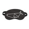 Abstract Origami Shark Geometric Shape Sleep Eye Shield Soft Night Blindfold Shade Cover view 1