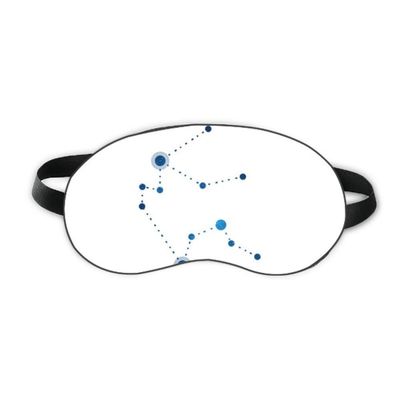 Aquarius Constellation Sign Zodiac Sleep Eye Shield Soft Night Blindfold Shade Cover