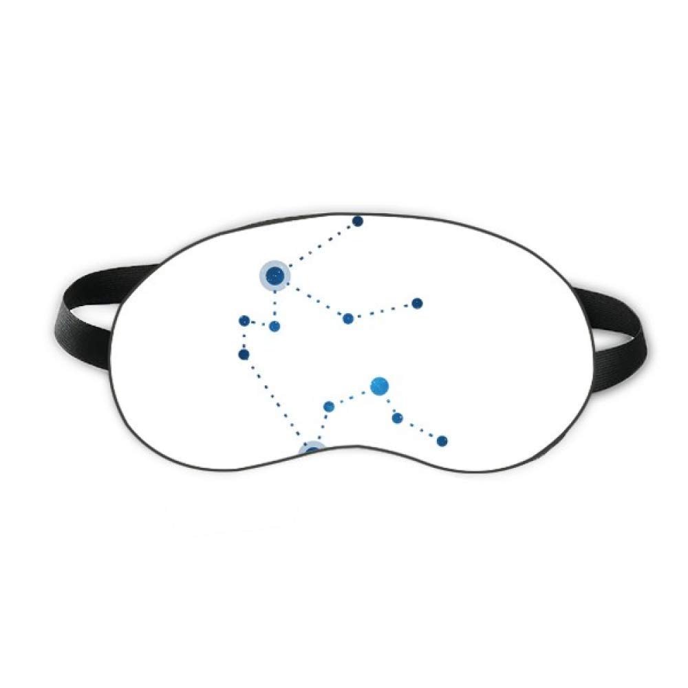 Aquarius Constellation Sign Zodiac Sleep Eye Shield Soft Night Blindfold Shade Cover