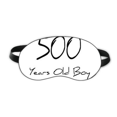 500 years old Boy Age Sleep Eye Shield Soft Night Blindfold Shade Cover