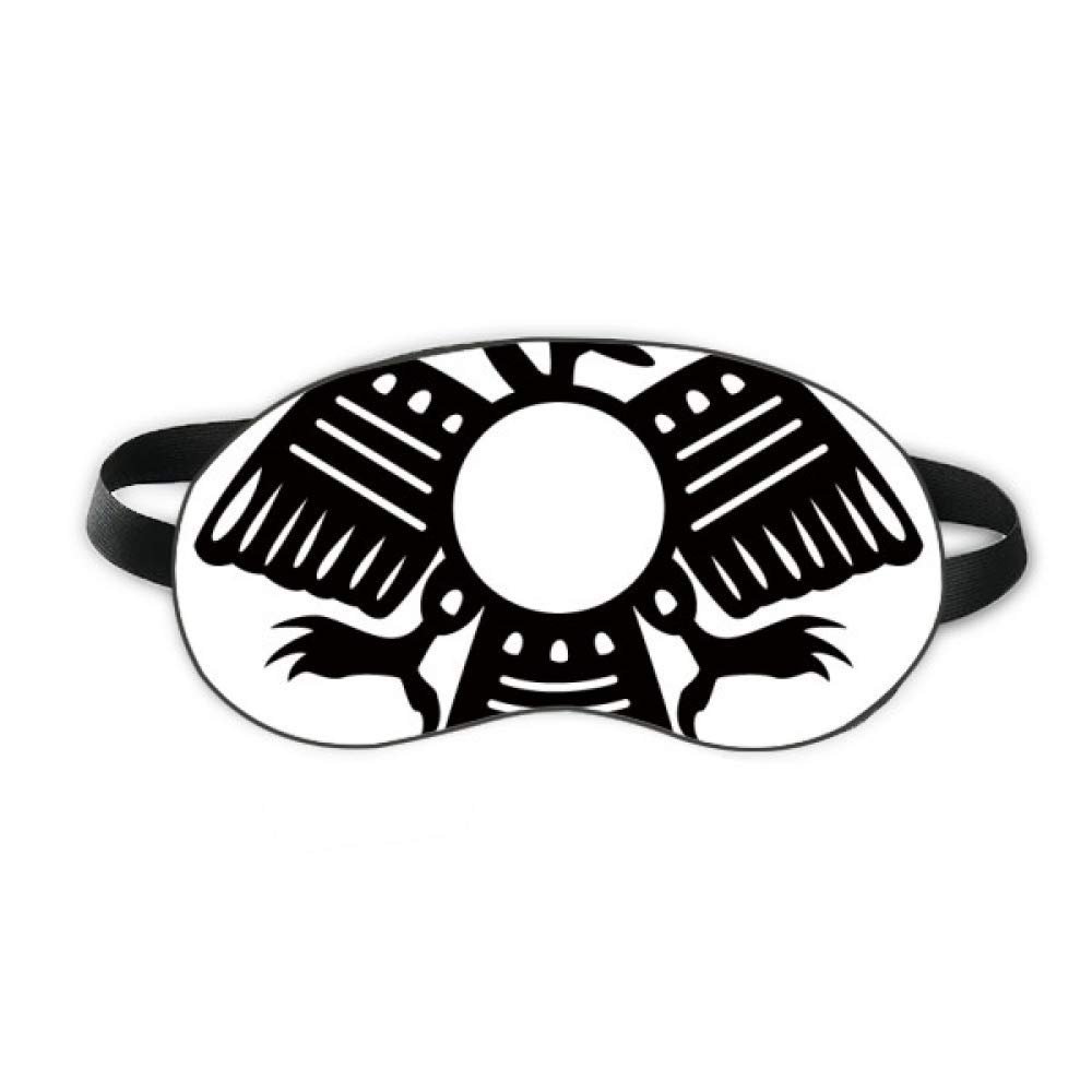 Ancient Egypt Abstract Eagle Pattern Sleep Eye Shield Soft Night Blindfold Shade Cover