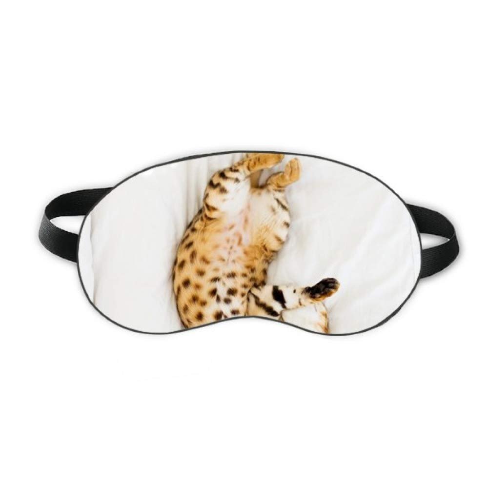 Animal Ocelot Cat Photograph Shoot Sleep Eye Shield Soft Night Blindfold Shade Cover