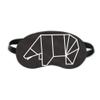 Abstract Origami Bear Geometric Shape Sleep Eye Shield Soft Night Blindfold Shade Cover view 1