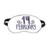 14 February Love Quote Handwrite Sleep Eye Shield Soft Night Blindfold Shade Cover view 1