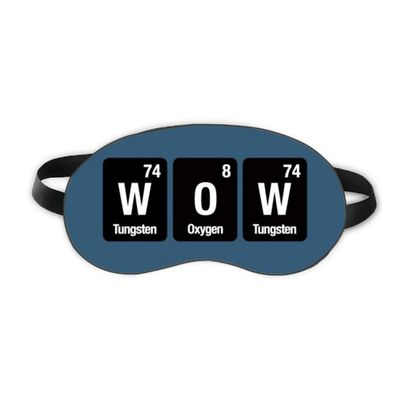 Amazing Chemical Element Science Sleep Eye Shield Soft Night Blindfold Shade Cover