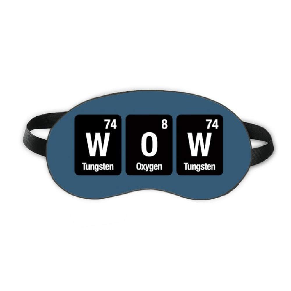 Amazing Chemical Element Science Sleep Eye Shield Soft Night Blindfold Shade Cover