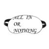 All In Or Nothing Quotes Sleep Eye Shield Soft Night Blindfold Shade Cover view 1