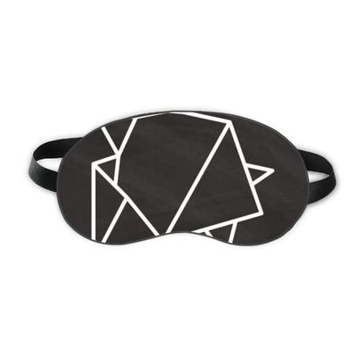 Abstract Origami Tortoise Geometric Shape Sleep Eye Shield Soft Night Blindfold Shade Cover