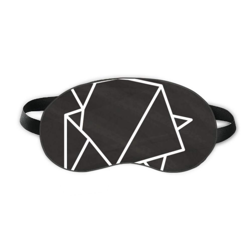 Abstract Origami Tortoise Geometric Shape Sleep Eye Shield Soft Night Blindfold Shade Cover
