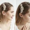 Ammei Headpiece Rose Gold Wedding Hair Comb With Pearls and Crystals Wedding Hair Accessories Bridal Headpiece Or For Parties (Gold) view 3