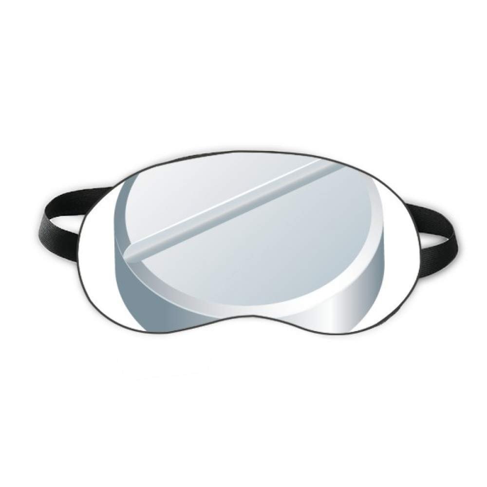 Health Care Products White Pill Pattern Sleep Eye Shield Soft Night Blindfold Shade Cover