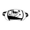 Black Coconut Tree Plant Beach Sleep Eye Shield Soft Night Blindfold Shade Cover view 1
