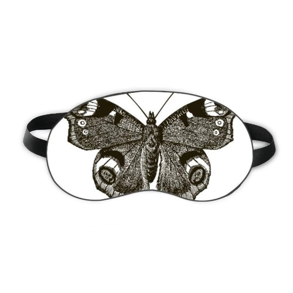 Butterfly with Dark Wing Dark Colour Sleep Eye Shield Soft Night Blindfold Shade Cover