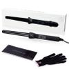 HerStyler Castor Oil Hair Serum and Grande Ceramic Curling Iron Set view 3