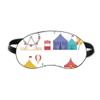 Amusement Park Facilities Colourful Pattern Sleep Eye Shield Soft Night Blindfold Shade Cover view 1