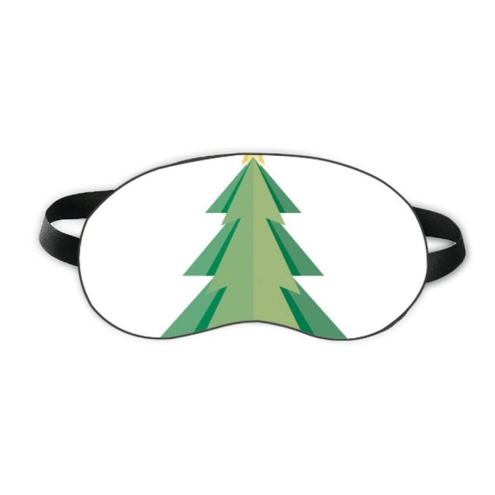 Abstract Christmas Tree Origami Pattern Sleep Eye Shield Soft Night Blindfold Shade Cover