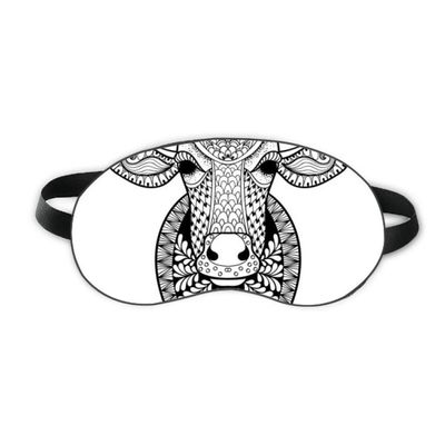 Animal Big Cow Picture Sleep Eye Shield Soft Night Blindfold Shade Cover