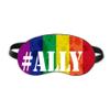 Ally LGBT Rainbow Pattern Sleep Eye Shield Soft Night Blindfold Shade Cover view 1