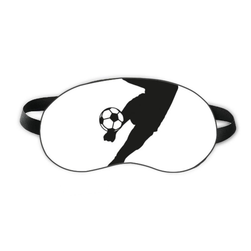 Sports Football Soccer Outline Sleep Eye Shield Soft Night Blindfold Shade Cover