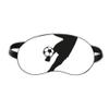 Sports Football Soccer Outline Sleep Eye Shield Soft Night Blindfold Shade Cover view 1