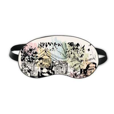 A Peaceful Pavilion in Lijiang of China Sleep Eye Shield Soft Night Blindfold Shade Cover