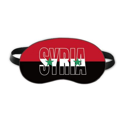Asia Country Flag Name Sleep Eye Shield Soft Night Blindfold Shade Cover