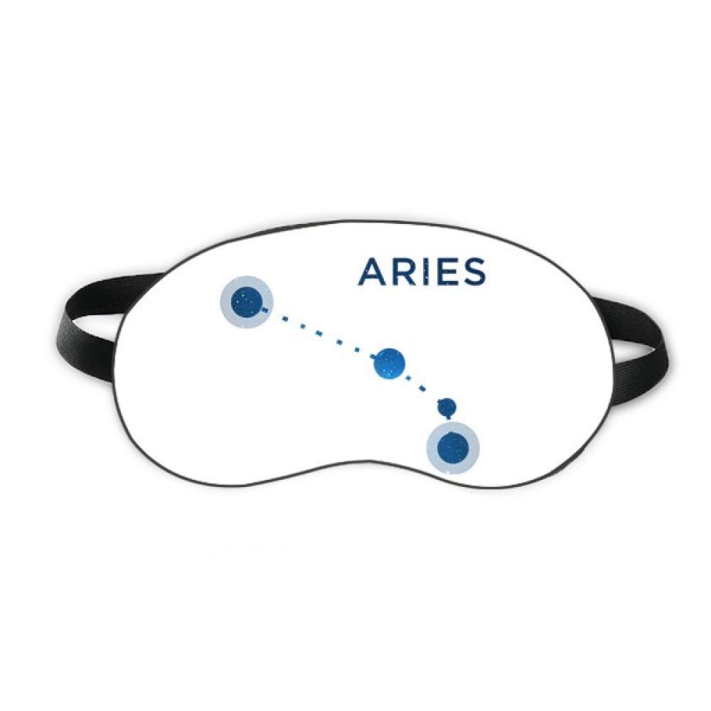 Aries Constellation Sign Zodiac Sleep Eye Shield Soft Night Blindfold Shade Cover