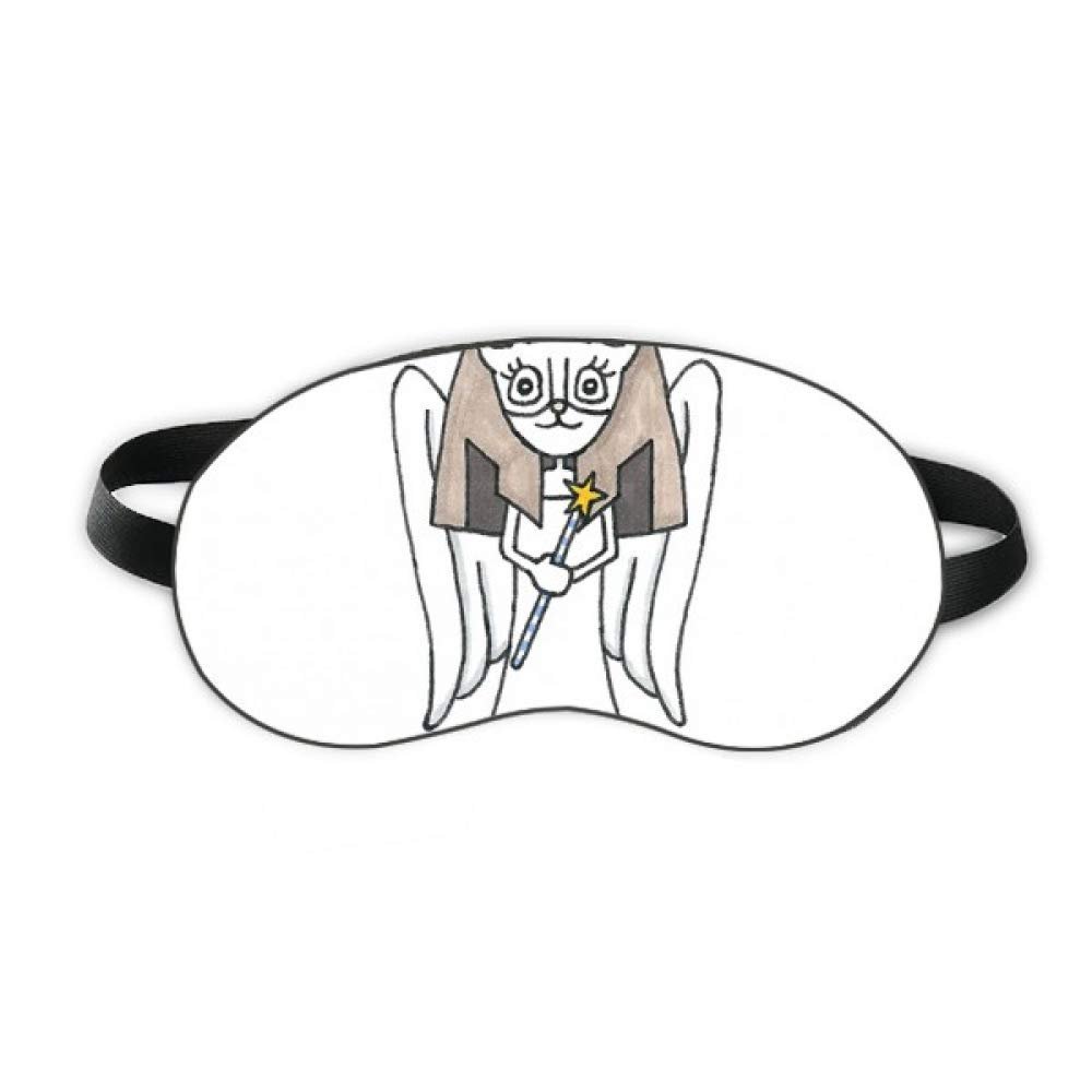 Angel Bastet Wing Halo Star Sleep Eye Shield Soft Night Blindfold Shade Cover