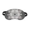 Arabic Style Black White Pattern Sleep Eye Shield Soft Night Blindfold Shade Cover view 1