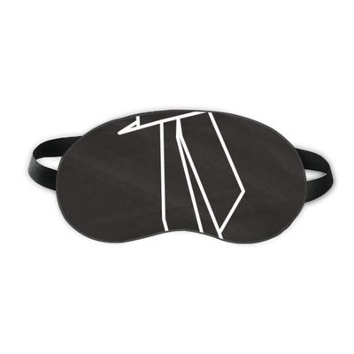 Abstract Origami Penguin Geometric Shape Sleep Eye Shield Soft Night Blindfold Shade Cover