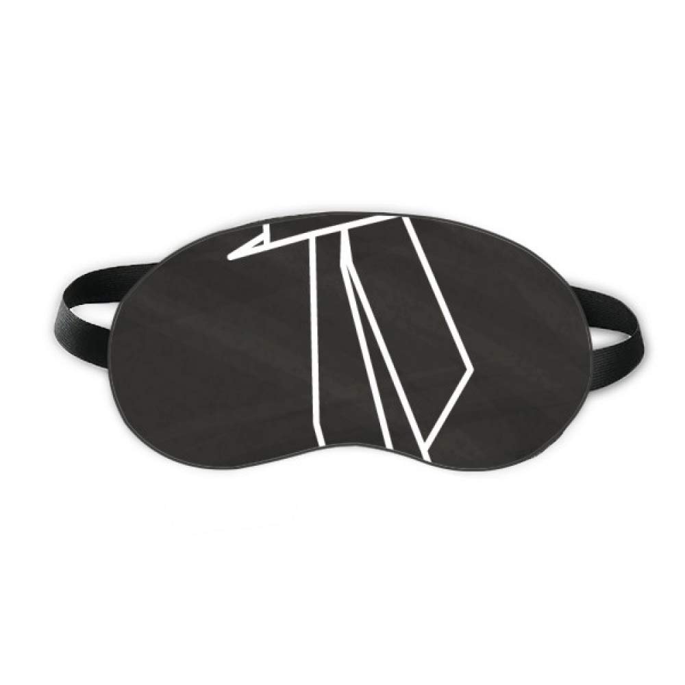 Abstract Origami Penguin Geometric Shape Sleep Eye Shield Soft Night Blindfold Shade Cover