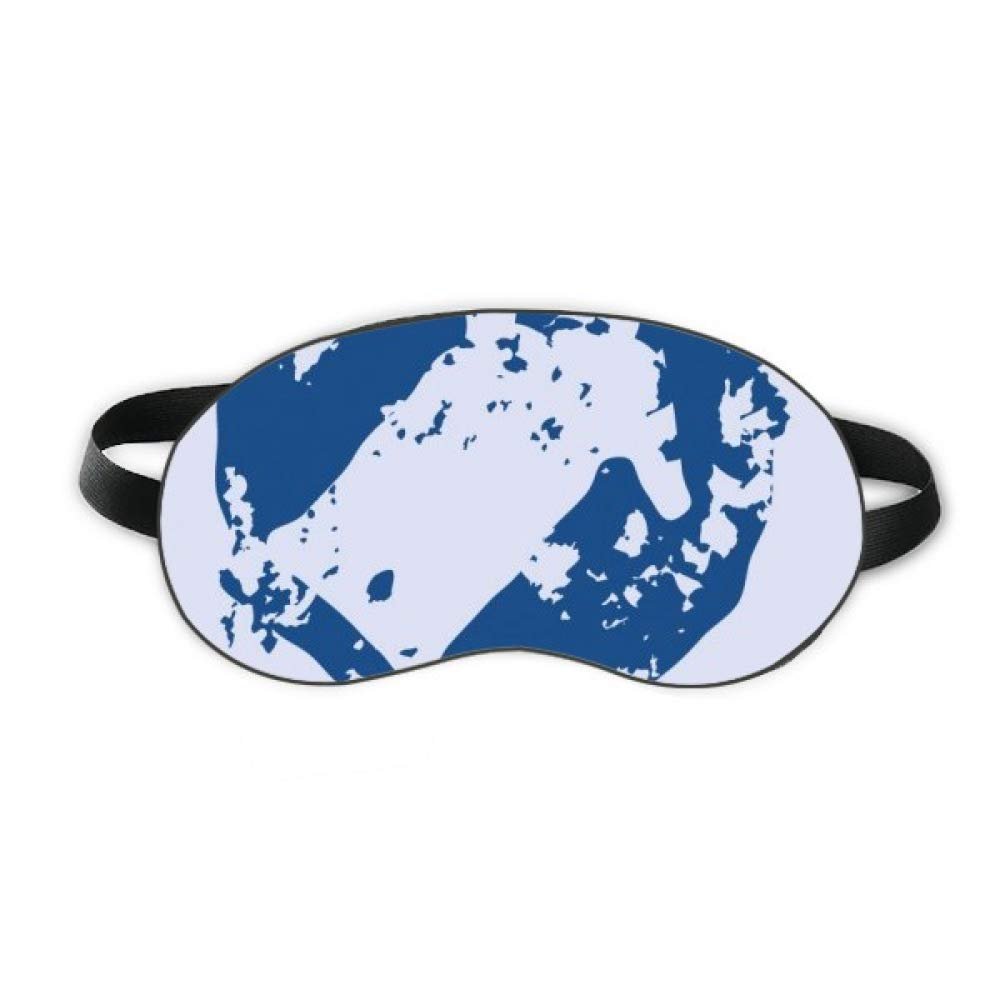 Arrow Simple Design Round Illustration Pattern Sleep Eye Shield Soft Night Blindfold Shade Cover