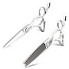 5.5 INCH hair scissors hair cutting shears for cut hair and 6 INCH hair thinning scissors 440C Kinsaro view 1