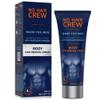 No Hair Crew Body At Home Hair Removal Cream for Manscaping Unwanted Hair with Energizing Ginseng, Premium Depilatory, Painless & Flawless, Made for Men, 200ml view 1
