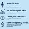 No Hair Crew Body At Home Hair Removal Cream for Manscaping Unwanted Hair with Energizing Ginseng, Premium Depilatory, Painless & Flawless, Made for Men, 200ml view 2