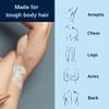 No Hair Crew Body At Home Hair Removal Cream for Manscaping Unwanted Hair with Energizing Ginseng, Premium Depilatory, Painless & Flawless, Made for Men, 200ml view 3