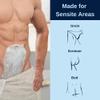 No Hair Crew Intimate/Private At Home Hair Removal Cream for Men - Painless, Flawless, Soothing Depilatory for Unwanted Coarse Male Body Hair, 100ml view 3
