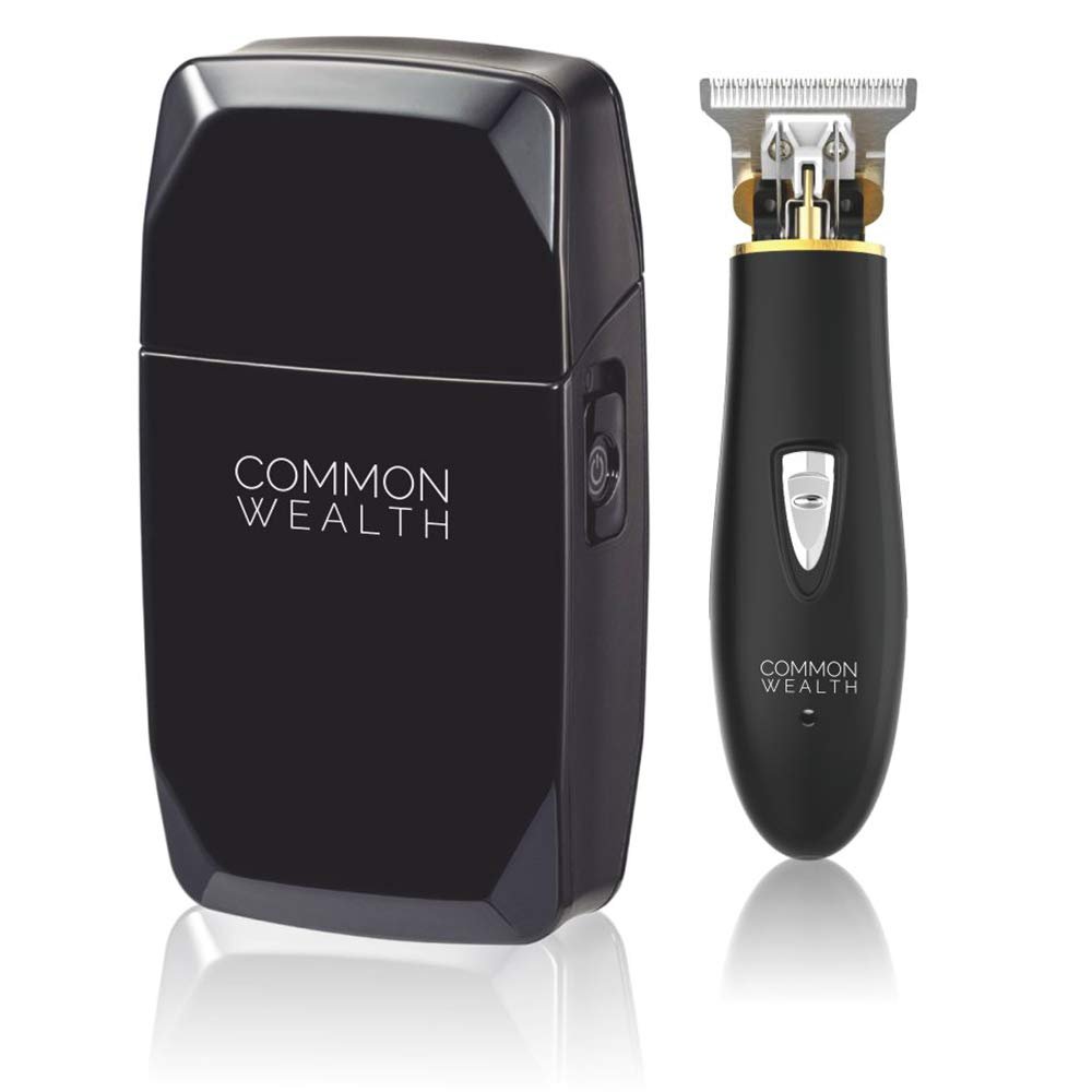 Common Wealth Finishing Kit Professional Cordless Foil Shaver & Skeleton Outliner Hair Trimmer Combo CWFK52
