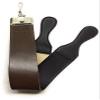 G.B.S Straight Razor Leather Strop 2.5" x 23.5" Cow Hide Dual Straps with Swivel Clip + 22 ML Strop Paste Leather Dressing to Maintain Strop - Made in USA view 2