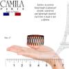 Camila Paris CP2949 French Hair Side Comb, Small Tortoise Shell, French Twist Hair Combs Decorative, Strong Hold Hair Clips for Women Bun Chignon Up-Do Styling Girls Hair Accessories, Made in France view 3