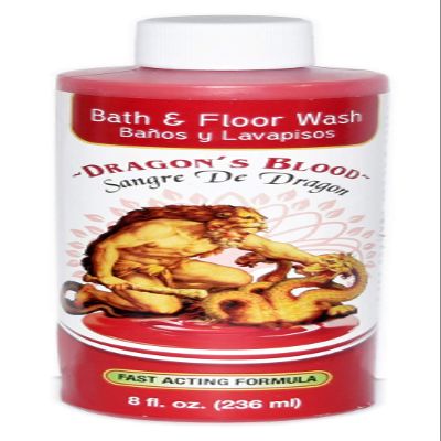 12 BOTTLES DRAGON'S BLOOD BATH SANGRE DE DRAGON BANO Y LAVAPISOS 8OZ - SPIRITUAL MAGICK PAGAN WICCA