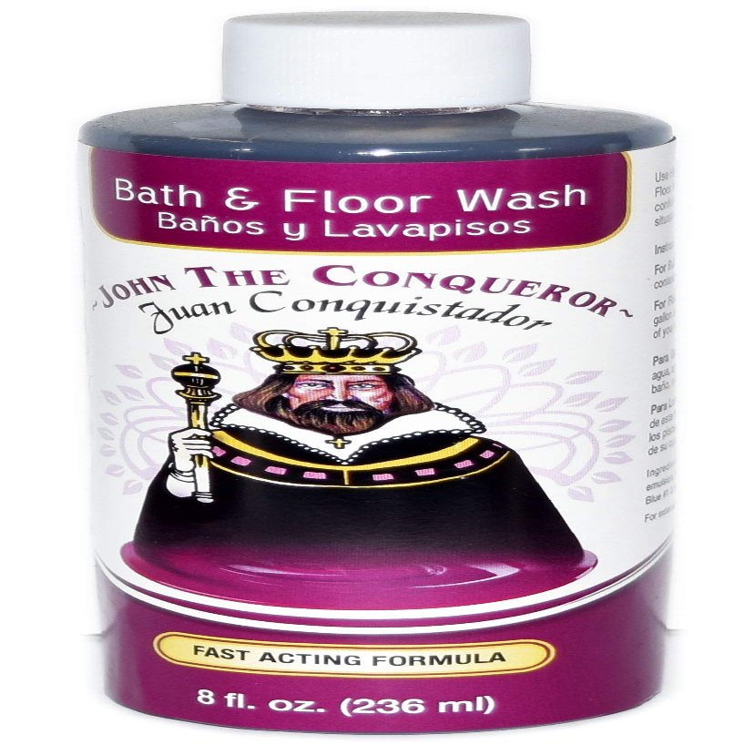 1 BOTTLE JOHN THE CONQUEROR BATH JUAN CONQUISTADOR BANO Y LAVAPISOS 8OZ - SPIRITUAL MAGICK PAGAN WICCA