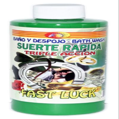 3 BOTTLES FAST LUCK BATH SUERTE RAPIDA TRIPLE ACCION BANO Y LAVAPISOS 8OZ - SPIRITUAL MAGICK PAGAN WICCA