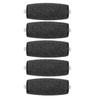 5 Pack Black Extra Coarse Replacement Refill Roller Compatible with Amope Pedi Refills Electronic Foot File view 1