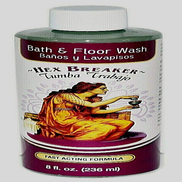 6 BOTTLES HEX BREAKER BATH-TUMBA TRABAJO BANO Y LAVAPISOS 8OZ - SPIRITUAL MAGICK PAGAN WICCA