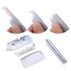 10 Blades Foldable 74 Dural Edge Razors Spring Internal Hair Removal Shaving Shaver Shavette Beard Face Underarm Body Eyebrow view 2