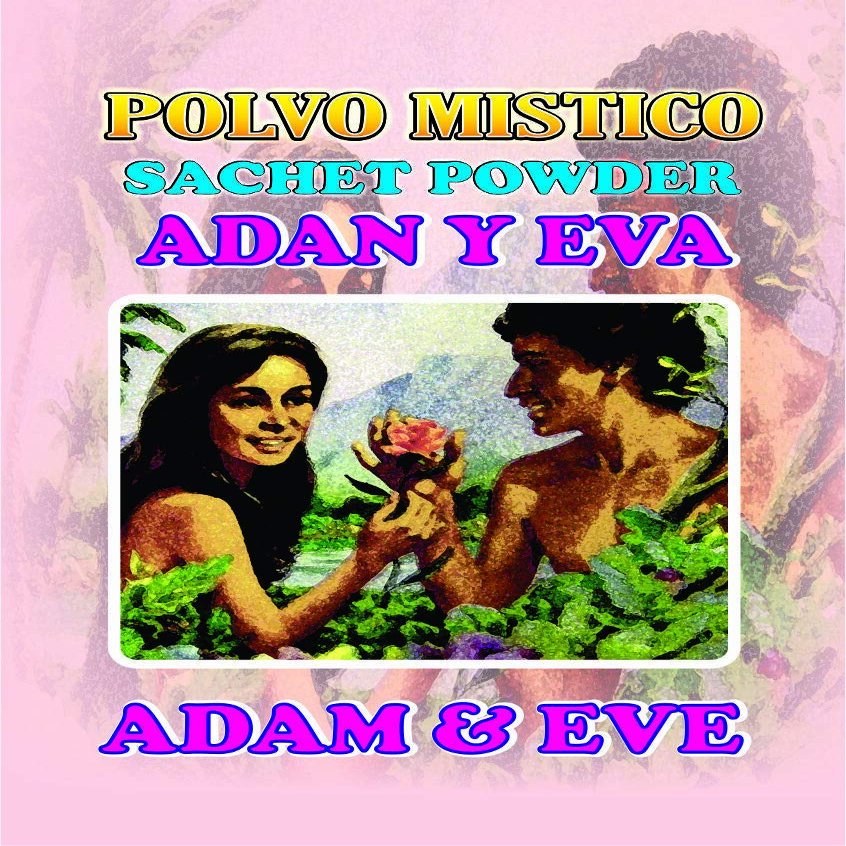 12 PIECES BRYBRADAN ADAM & EVE SACHET POWDER - ADAN Y EVA POLVO EN BOLSA 1/2 OZ 14 GR - SPIRITUAL MAGICK WICCA PAGAN