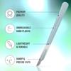 Disposable #15 Scalpel Blades, Sterile Pack of 20 Dermaplaning Blades with Plastic Scalpel Handle, Surgical Knife Scalpel for School Science, High Carbon Steel Dermablade Surgical Blades view 2