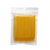 200Pcs Yellow Disposable Micro Brushes Applicator Mascara Wands Bendable Brush for Eyelash Extension Brush Eyebrow Brush Make up Brushes Eyelash Comb (yellow) view 1