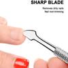 Professional Stainless Steel Dual Head Cuticle Pusher UV Gel Polish Soak Off Remover Tool Nail Art Cuticle Trimmer view 2